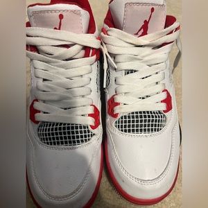 nike air jordan 4’s fire red